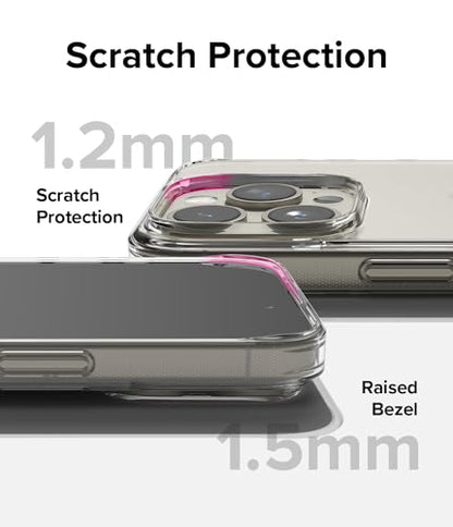 Ringke for iPhone 15 Pro Max Case [Fusion Matte Clear] | Oil & Dirt Resistant, Anti-Fingerprint Technology Prevents Oily Smudges, Frosted Coating Feels Velvety Soft - size: iPhone 15 Pro Max