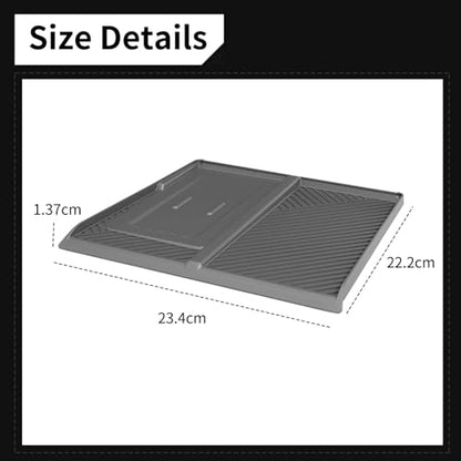 Silicone Centre Control Wireless Charging Mat Compatible with Toyota RAV4 XLE Premium/XSE/Limited/Woodland 2026+, Non-Slip Silicone Wireless Charging Protector Pad for RAV4 2026 Interior Accessories