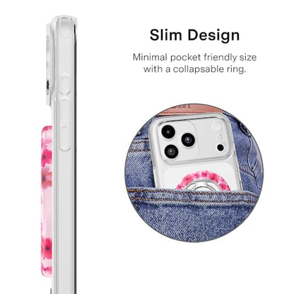 VELVET CAVIAR Compatible with MagSafe Phone Grip - color: Cherry Blossom