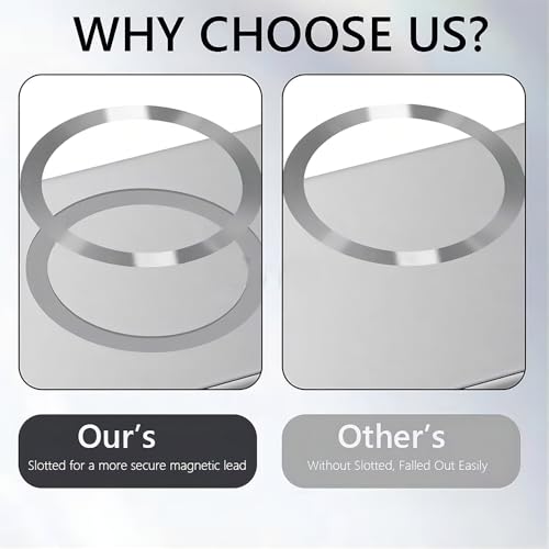 for iPhone Case,Luxury Magnetic Metal Gloss Matte Ultra Thin Frameless,Compatible with Magsafe Slim Hard PC Protection Shockproof Phone Case (Silver,iPhone 15) - color: Silver, size: iPhone 15