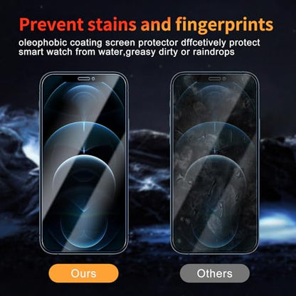Privacy Screen Protector for iPhone 12 Pro Max 6.7 Inch 3 Pack, Tempered Glass Film Anti-spy Scratch Resistant 9H Hardness Case Friendly - size: iPhone 12 Pro Max
