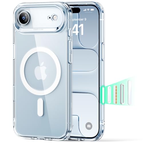 ESR for iPhone Air Case for MagSafe, Camera Control, Clear | Ultra Slim, 3X Military-Grade Drop Protection, Magnetic Phone Case, Impact Absorbing, Resists Scratches - color: Clear, size: iPhone Air 6.5 inch