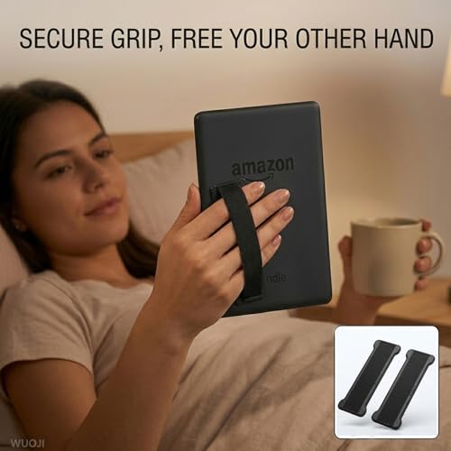 Hand Holder Strap for ipad, Tablet Hand Holder Strap, Universal Handle Grip for iPad Kindle, Mini Tablets and Cases (Black) - color: Black