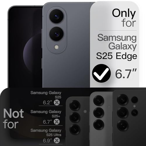 Battery Case for Galaxy S25 Edge,10000mAh Portable Protective Smart Wireless Charging Case Support Carplay Compatible with Galaxy S25 Edge(6.7 inches)Rechargeable Extended Battery Charger Case(Black) - size: Galaxy S25 Edge