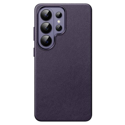 JETech Vegan Leather Case for Samsung Galaxy S26 Ultra, Heron Purple | Compatible with MagSafe, Anti-Slip Grip Phone Cover, Metal Button, Soft Microfiber Lining - color: Heron Purple, size: Galaxy S26 Ultra