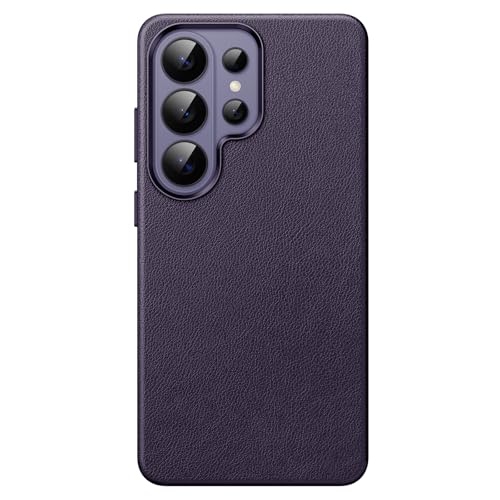 JETech Vegan Leather Case for Samsung Galaxy S26 Ultra, Heron Purple | Compatible with MagSafe, Anti-Slip Grip Phone Cover, Metal Button, Soft Microfiber Lining - color: Heron Purple, size: Galaxy S26 Ultra