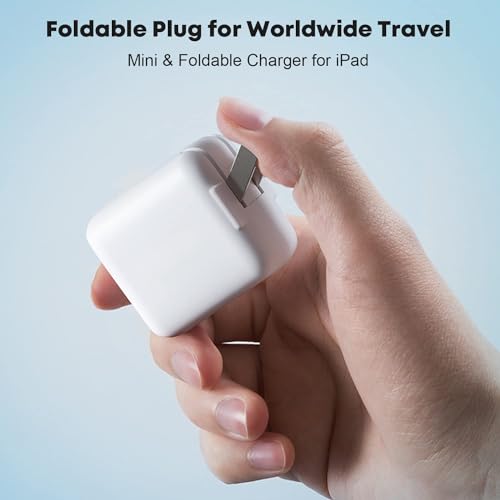 iPad iPhone Charger Fast Charging [ Apple Certified ] 2Set 6FT USB to Lightning Cable iPad Cord with 12W Foldable Block i Phone Charging Travel Wall Plug Compatible with i Pad, iPadPro, iPadAir,iPhone - size: 2Pack 6FT
