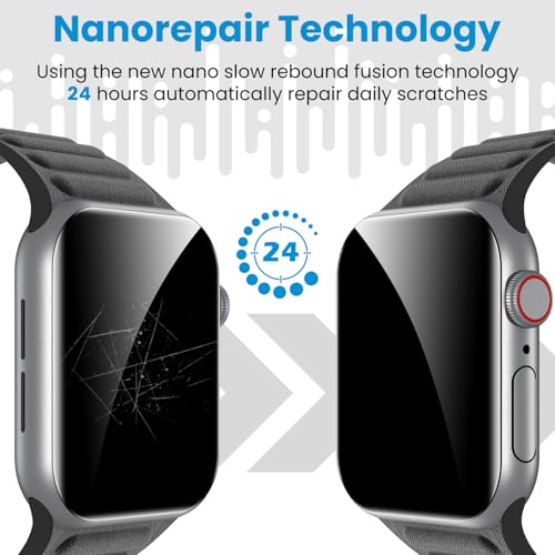 UniqueMe 8 Pack Privacy Screen Protector for Apple Watch Series 10/11 42mm - size: 42mm