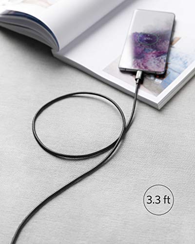 Anker USB C to USB C Cable, 60W Fast Charging Cable (2-Pack, 3.3 ft, Black) - color: Black, size: 3.3FT*2