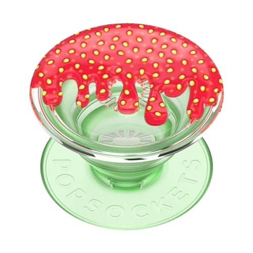 PopSockets Adhesive Phone Grip, Holder- Strawberry Drip - color: Strawberry Drip
