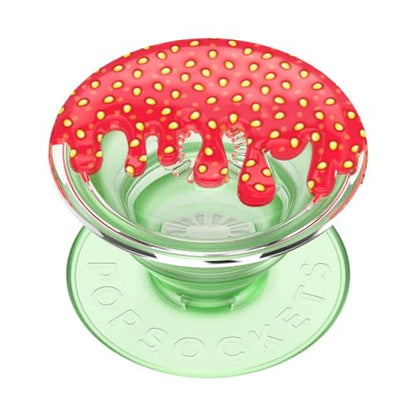 PopSockets Adhesive Phone Grip, Holder- Strawberry Drip - color: Strawberry Drip