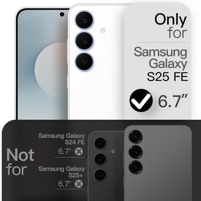 JETech Magnetic Slim Case for Samsung Galaxy S25 FE, Icyblue | Compatible with MagSafe, Full Camera Lens Protection, Ultra-Thin Lightweight, Matte Finish Phone Cover - color: Icyblue, size: Galaxy S25 FE