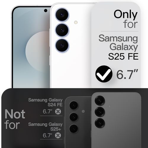 JETech Magnetic Slim Case for Samsung Galaxy S25 FE, Icyblue | Compatible with MagSafe, Full Camera Lens Protection, Ultra-Thin Lightweight, Matte Finish Phone Cover - color: Icyblue, size: Galaxy S25 FE