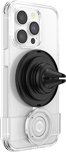 PopSockets Car Vent Phone Mount for MagSafe- Black Vent Mount - color: Black Vent Mount, style: MagSafe Mount