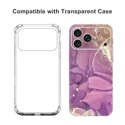Skin Wrap Compatible with 13/14/15/16/17 Pro Max (Purple, 17 Pro Max) - color: Purple, size: 17 Pro Max