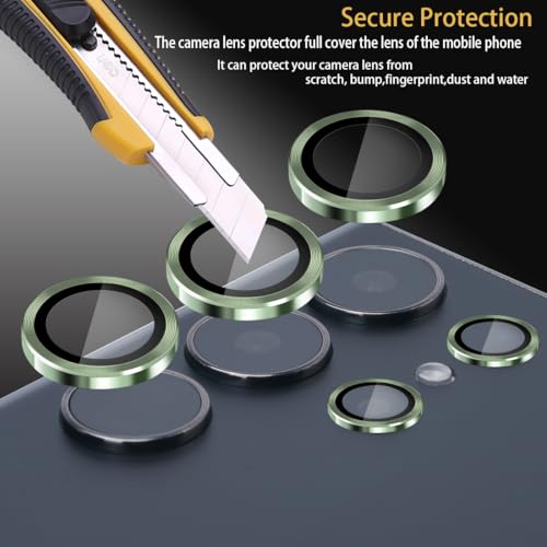 Camera Lens Protector for Samsung Galaxy S25 Ultra, Green - color: Green