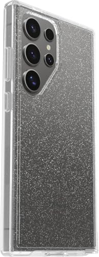 OtterBox Symmetry Case for Samsung Galaxy S24 Ultra, Stardust - Slim Protective Phone Case, Stylish Drop Proof, Shockproof Wireless Charging, Anti-Scratch Hard Shell, Raised Screen Bumper - color: Stardust (Clear/Glitter)
