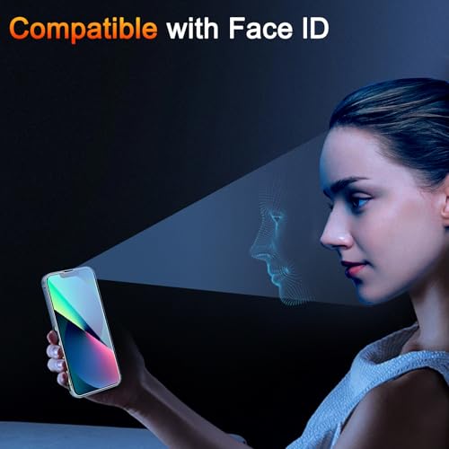 TZGZT 3 Pack Screen Protector for iPhone 13, Tempered Glass, Case Friendly - color: iPhone 13 -Clear