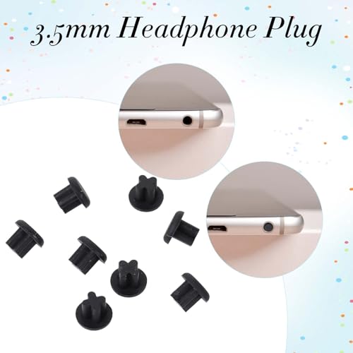 30Pcs 6 Type Silicone Anti Dust Cover USB Cover Port Plug Caps