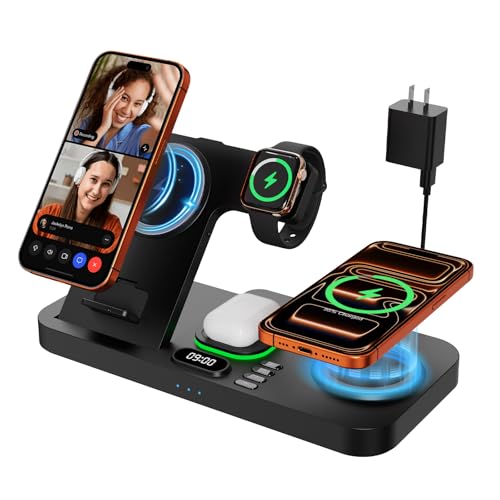 3 in 1 Charging Station for Apple Devices,ATravel Wireless Charger Dock for iPhone 16
