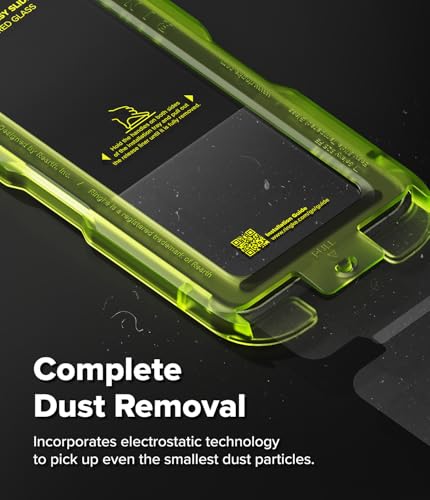 Ringke for Samsung Galaxy S25 FE Screen Protector [Easy Slide, 2 Pack] | Easy Installation with Alignment Tool, Case Friendly Premium 9H Hardness Tempered Glass - size: Galaxy S25 FE
