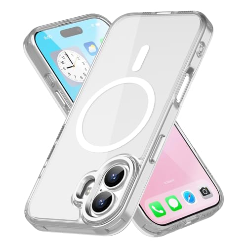 Case for iPhone 16 Clear Magnetic Compatible with MagSafe [Anti Yellowing] Military Grade Protection TPU Bumper Shockproof Transparent Rugged Slim Phone Case for iPhone 16 6.3" Clear BC - color: Clear, size: iPhone 16 6.3"