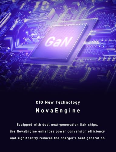 CIO NovaPort Duo II 45W2C Dual USB-C GaN Fast Charge Block (White) - color: White