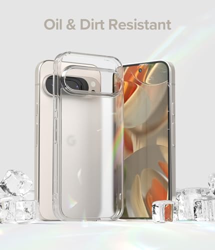 Ringke for Google Pixel 9/9 Pro Case [Fusion Matte Clear] | Oil & Dirt Resistant, Anti-Fingerprint Technology Prevents Oily Smudges, Frosted Coating Feels Velvety Soft - size: Pixel 9 / Pixel 9 Pro