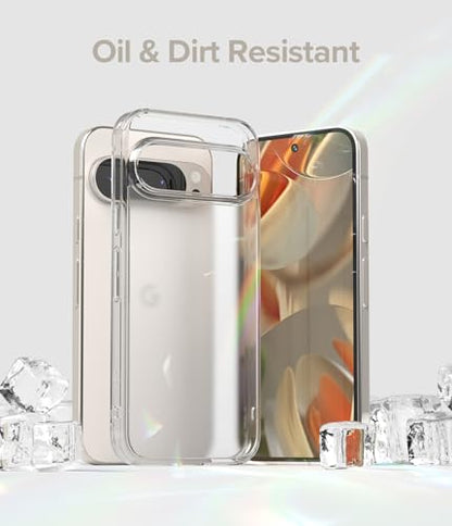 Ringke for Google Pixel 9/9 Pro Case [Fusion Matte Clear] | Oil & Dirt Resistant, Anti-Fingerprint Technology Prevents Oily Smudges, Frosted Coating Feels Velvety Soft - size: Pixel 9 / Pixel 9 Pro