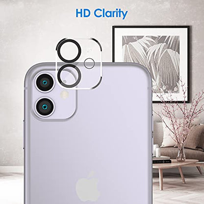 JETech Screen Protector for iPhone 11, with Camera Lens Protector, 2+2 Pack - size: iPhone 11