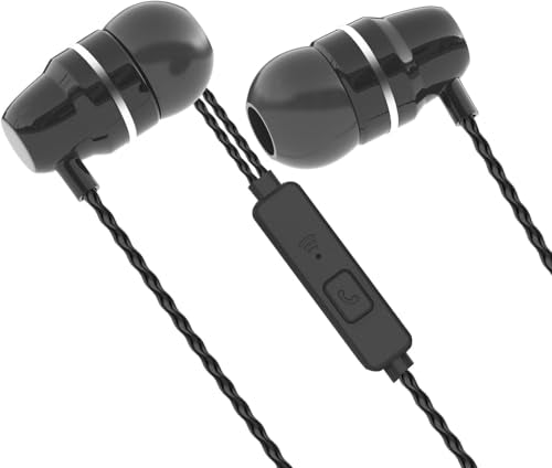 VPB 5 Packs Wired Earbuds with Microphone, in Ear Earphones for School, Deep Bass Clear Sound, Noise Isolating, Fits 3.5mm Jack iPhone iPad Samsung Google Devices (White Pink Red Green Black) - color: White, Pink, Red, Green, Black