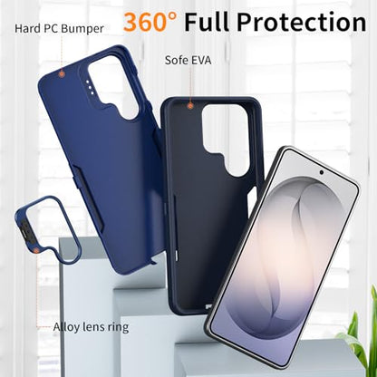 Asuwish Phone Case for Samsung Galaxy A57 5G Women Men Blue - color: Blue