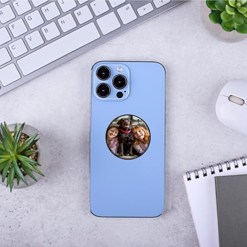 [2 Pack] Cell Phone Grip with Expanding Kickstand, Customized - color: Customized