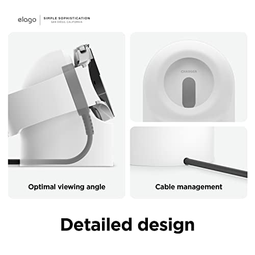 elago GW2 Charging Stand for Samsung Galaxy Watch Series - color: White