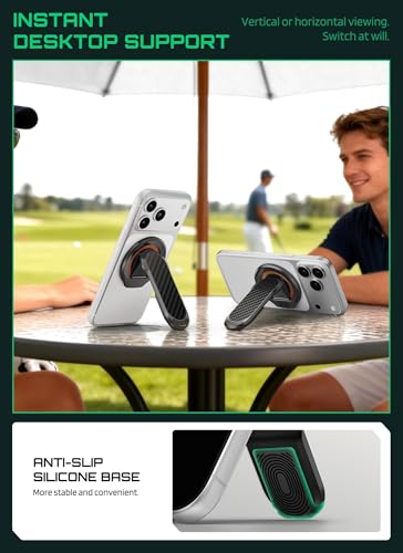 SUPCASE Magnetic Golf Cart Phone Holder, Compatible with MagSafe, Black