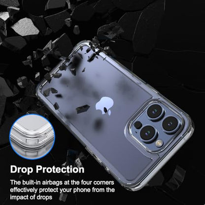 for iPhone 15 Pro Max Clear Bumper Frame No-Back Case, Slim Fit Ultra-Light Anti-Yellowing Transparent Protection Bezel Phone Cover Case 6.7" 2023 - color: Clear, size: iPhone 15 Pro Max
