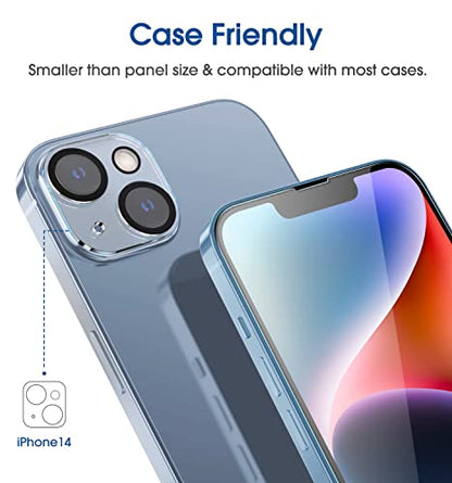 amFilm OneTouch for iPhone 14 Screen Protector 6.1'' Tempered Glass - size: IPH14-6.1”