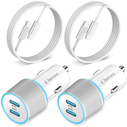 90W Car Charger USB C Fast Charge for iPhone 18 Pro Max/Duo/17/16/Android