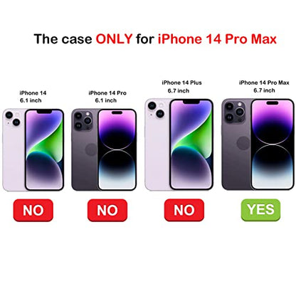 Tekcoo Wallet Case Compatible with iPhone 14 Pro Max (6.7 inch) 2022 Luxury ID Cash Credit Card Slots Holder Carrying Pouch Folio Flip PU Leather Cover [Detachable Magnetic Case] - Marble - color: W-Marble, size: IP 14 Pro Max (6.7")