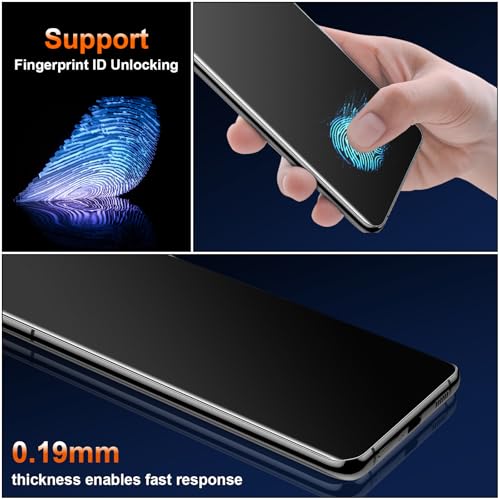 [2 Pack] Anti Glare Matte Privacy TPU Screen Protector for Samsung Galaxy S20 (Not Glass), Fingerprint Sensor Compatible, Full Adhesive Flexible Film, Easy Installation - size: Galaxy S20