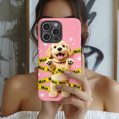 Custom Any Photo - Personalized Dog Full Print Phone Case Cute Pet Portrait Cell Phone Cover Aesthetic Animal Present Multicolor