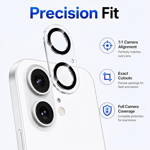 Camera Lens Protector for iPhone 17-3 Pack - size: iPhone 17