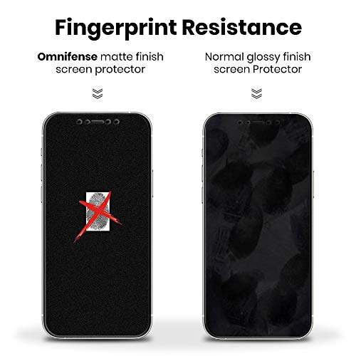 Matte Privacy Screen Protector Designed for iPhone 12 Pro Max (6.7") Non-Tempered Glass, 2 Way Anti Spy Anti Glare Anti Fingerprint Case Friendly, 2 Pack - size: iPhone 12 Pro Max