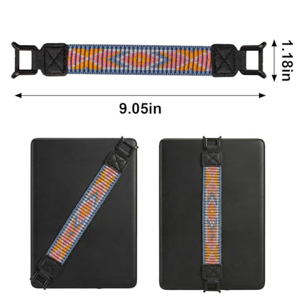 Threetols Hand Strap for Kindle Accessories High-Elasticity Versatile Hand Strap Lightweight Finger Grip Holder（Blue - color: style 3