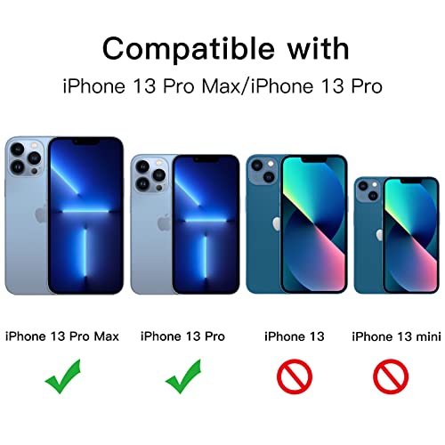 JETech Camera Lens Protector for iPhone 13 Pro Max/13 Pro, Sierra Blue - color: Sierra Blue