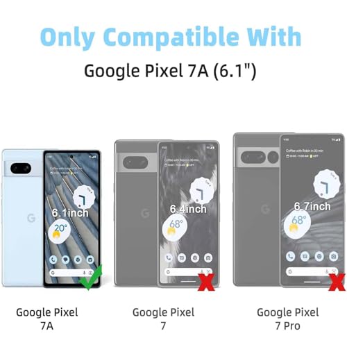 3 Pack Screen Protector for Google Pixel 7A 5G 6.1", HD Ultra-Thin Full Coverage Soft TPU Hydrogel Film Google Pixel 7A - Fingerprint ID Compatible, Self-Healing, Touch Sensitive - size: Google Pixel 7A