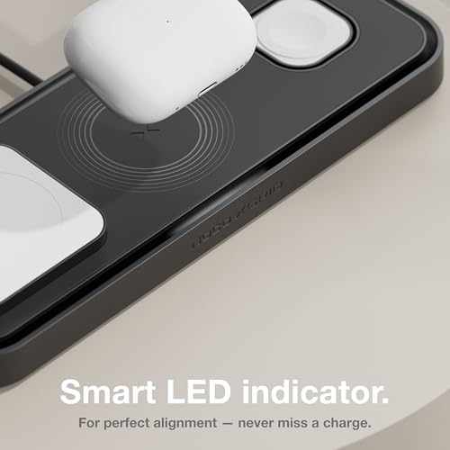 NOCO XGrid XDP3 3-in-1 Wireless Charging Station - iPhone, Watch & AirPods