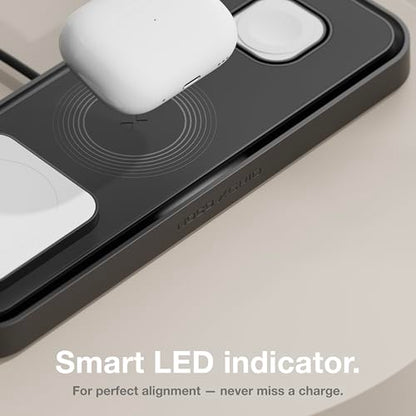 NOCO XGrid XDP3 3-in-1 Wireless Charging Station - iPhone, Watch & AirPods