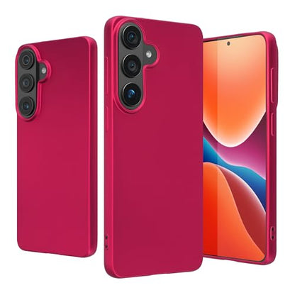 kwmobile Case Compatible with Samsung Galaxy S26 Plus Case - Soft Slim Metallic TPU Silicone Cover - Metallic Pink - color: metallic pink, size: Galaxy S26 Plus