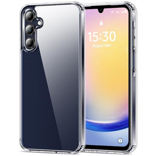 HOOMIL Case for Samsung Galaxy A25, Non-Yellowing, Drop Protection, Anti-Scratch Transparent Hard Back Phone Cover - Crystal Clear - color: Clear, size: A25 5G